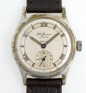 J W BENSON SMITHS LONDON TROPICAL ROMAN NUMERAL  EARLY 50'S 16J WATCH