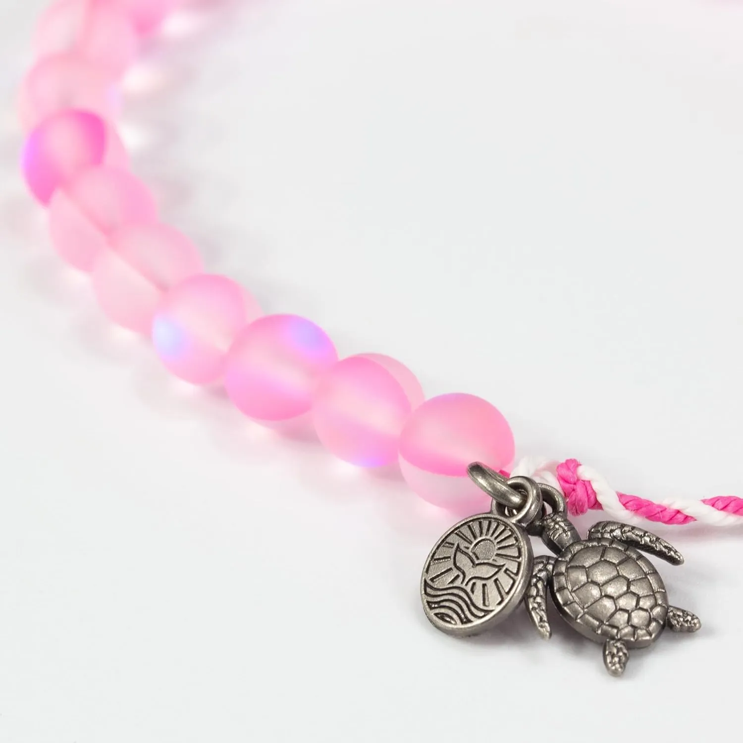 KoaKoa Moonlight Bead Sea Turtle Tracking Bracelet, helps save sea turtles, fully adjustable Men and Women
