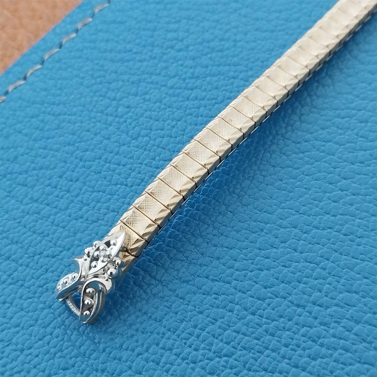 Ladies 10k Gold-Filled & Diamond Single-Lug Speidel Unused Vintage Watch Band