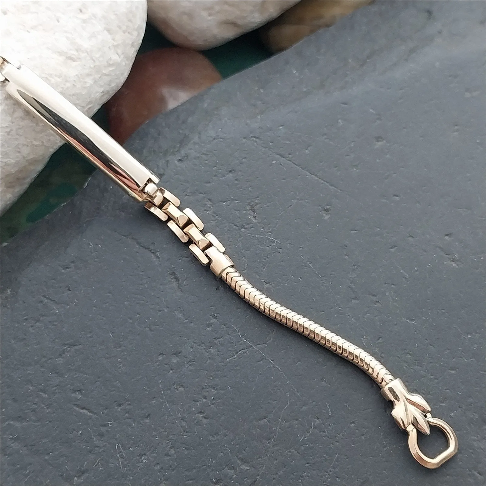 Ladies 10k Gold-Filled JB Champion Royal Snake 1950s Unused Vintage Watch Band