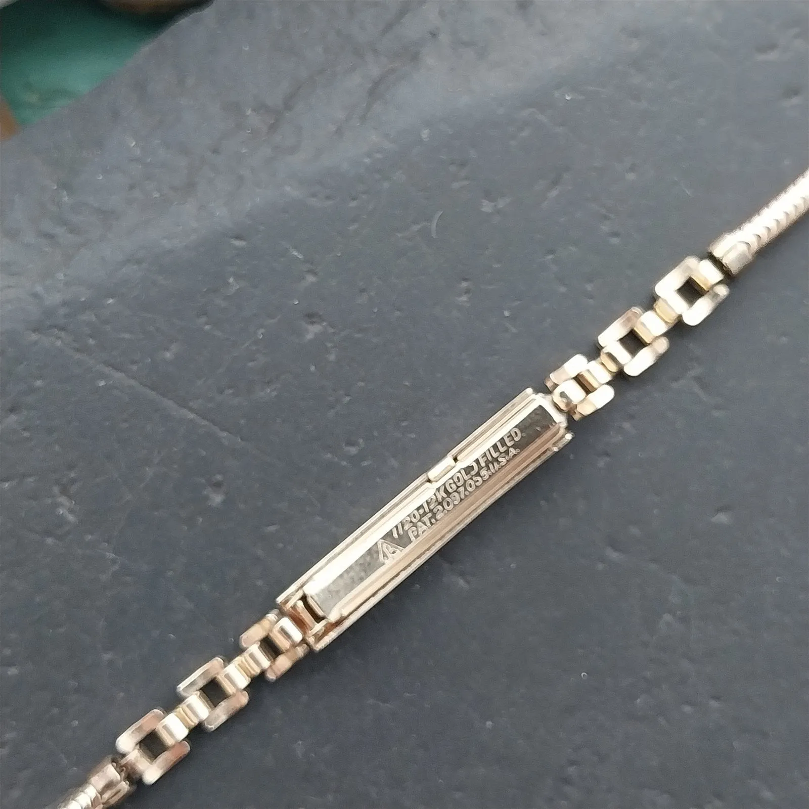 Ladies 10k Gold-Filled JB Champion Royal Snake 1950s Unused Vintage Watch Band