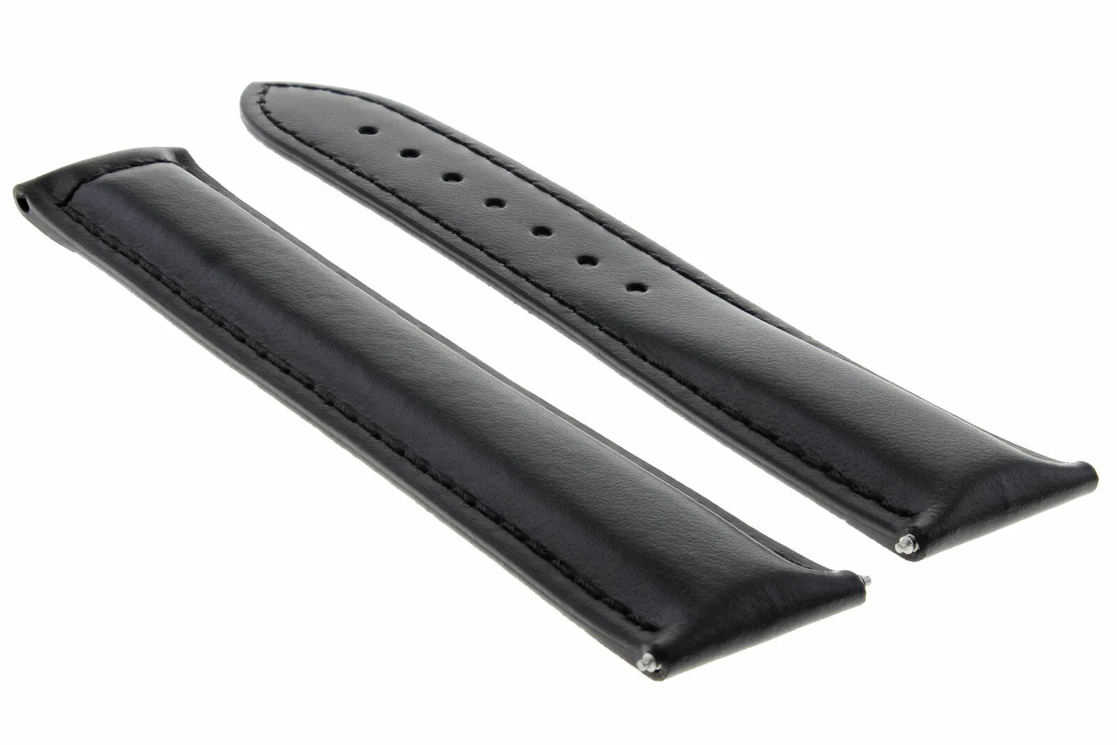 LEATHER BAND SMOOTH STRAP FOR DEPLOY CLASP 22/18 TAG HEUER TARGA FLORIO BROWN