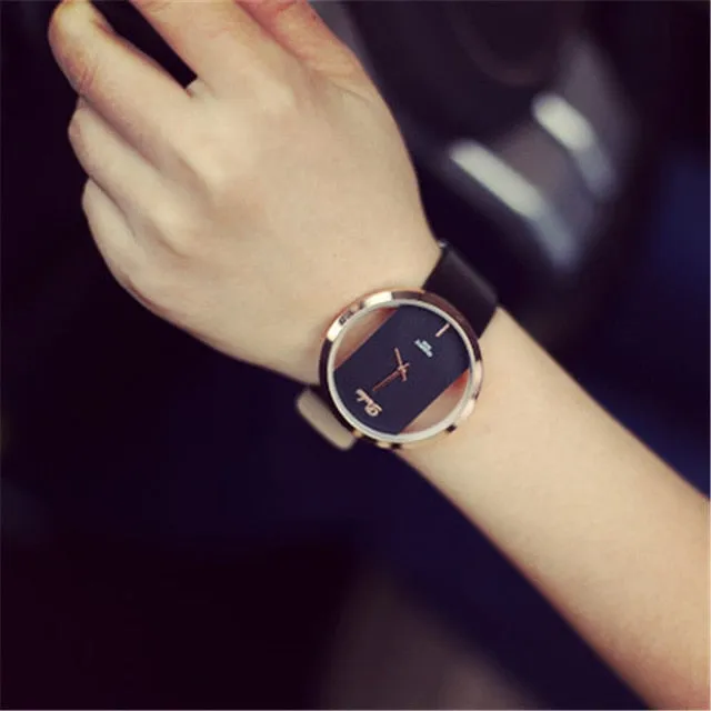 Leather Strap Black Luxury Watches