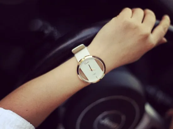 Leather Strap Black Luxury Watches