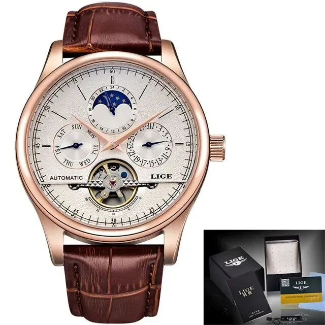 LIGE Men's Watch