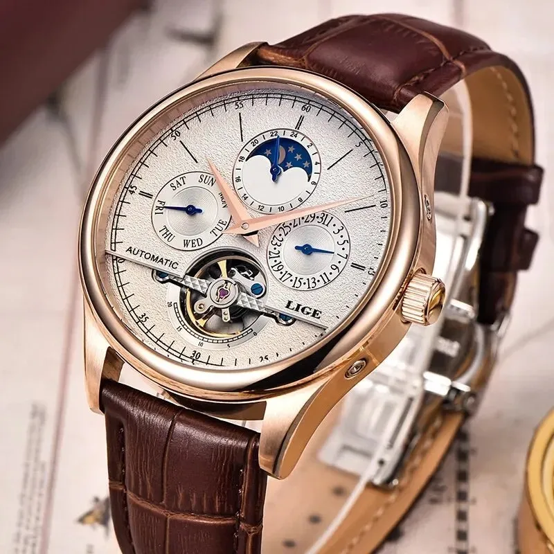 LIGE Men's Watch