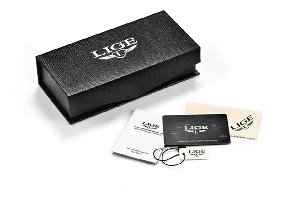 LIGE Men's Watch