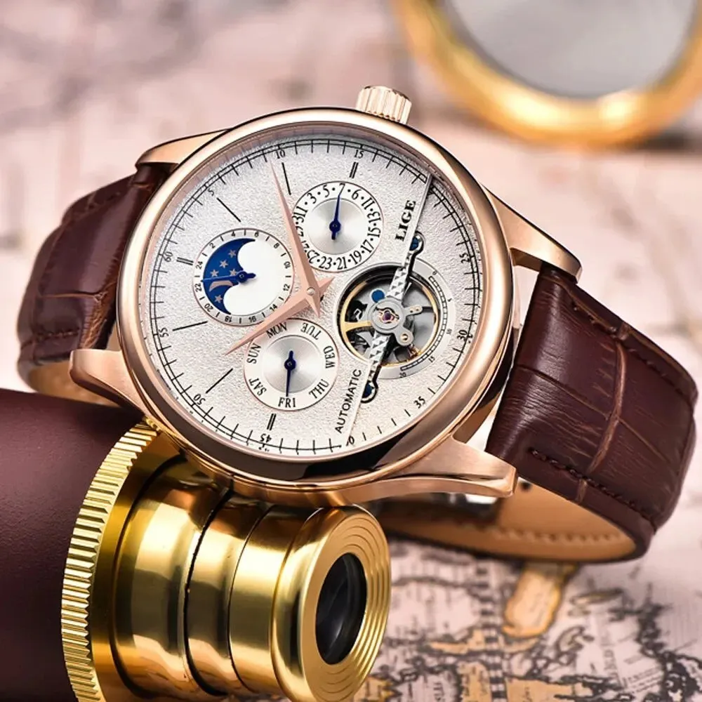 LIGE Men's Watch