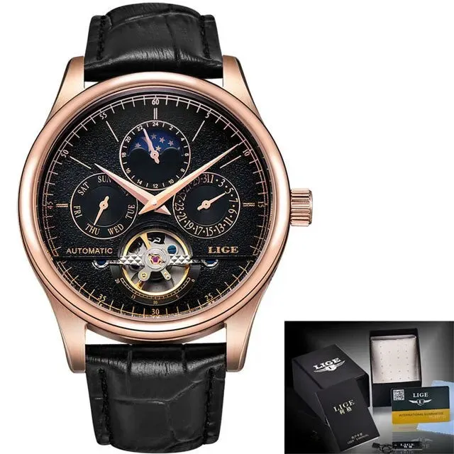 LIGE Men's Watch