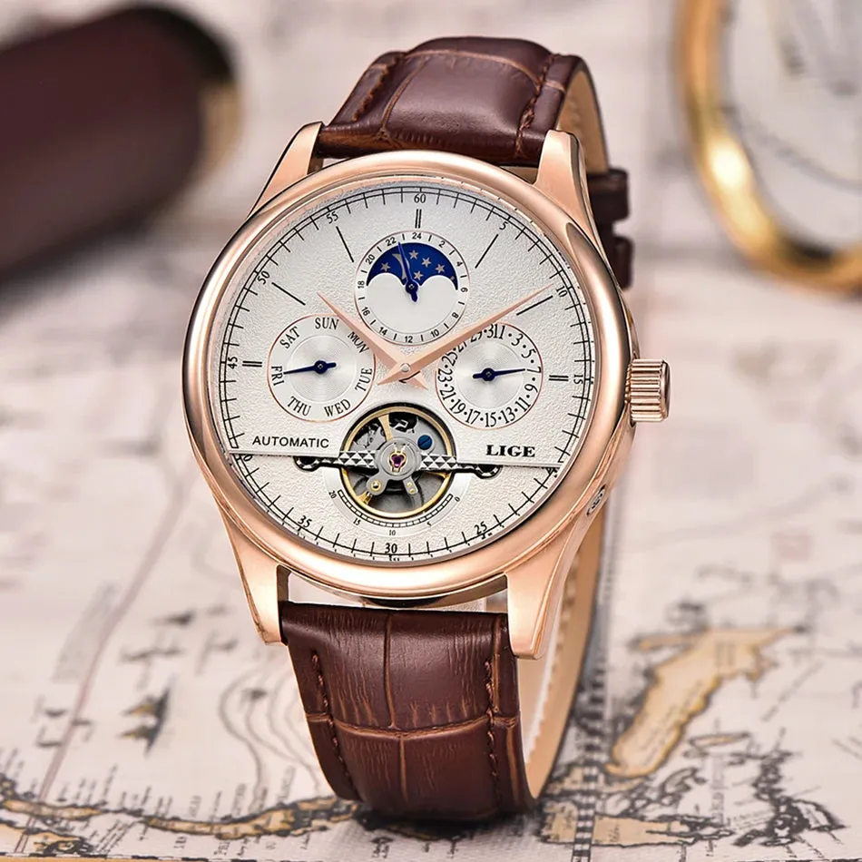 LIGE Men's Watch