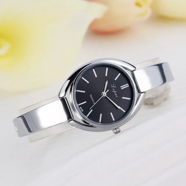Lvpai Brand Fashion Women Dress Watch Gold Silver Stainless Steel High Quality Female Quartz watches Lady Wristwatch