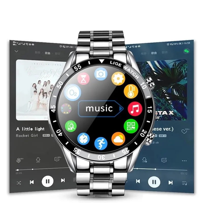 Lyxig smart klocka fr mn
