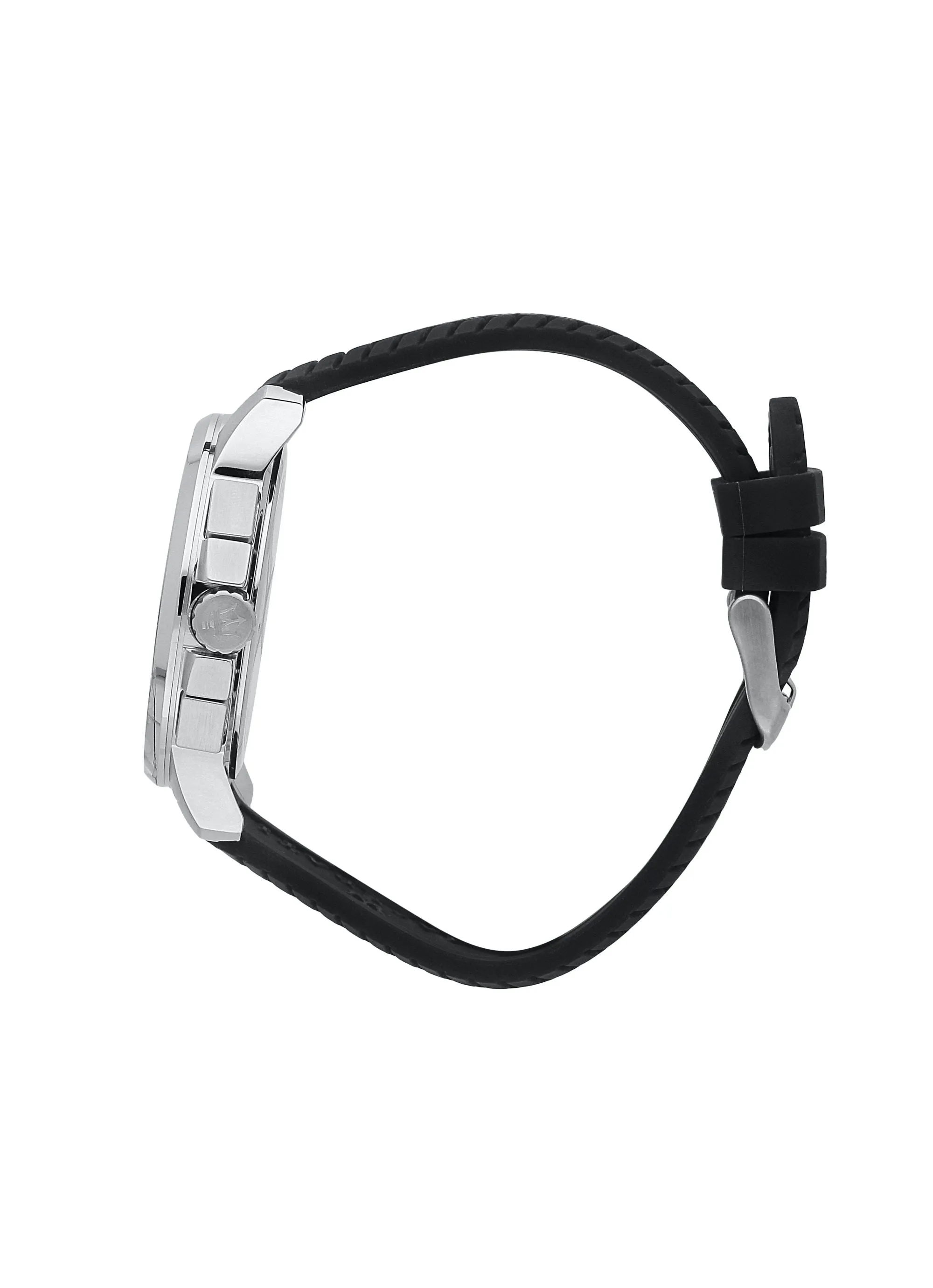 Maserati Black Silicone Quartz Fashion Men's Watch R8871621014