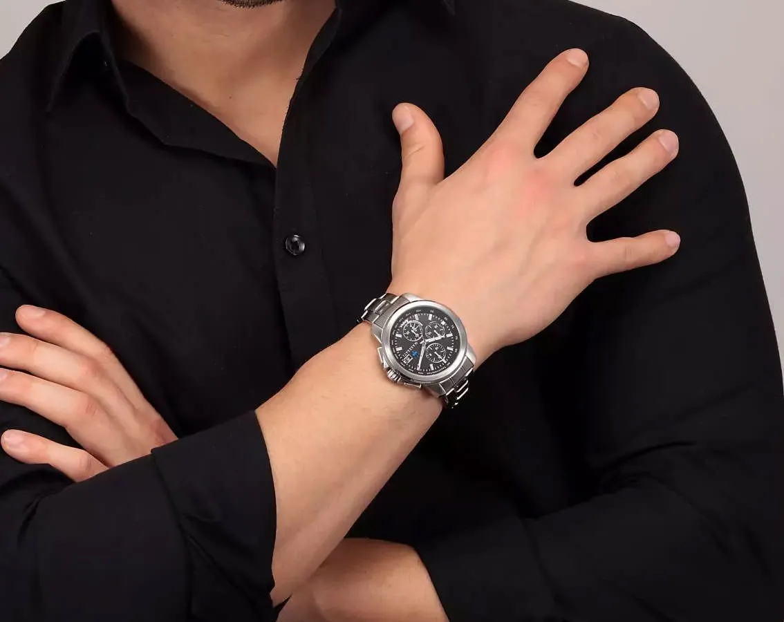 Maserati Successo Silver Chronograph Men's Watch R8873645003