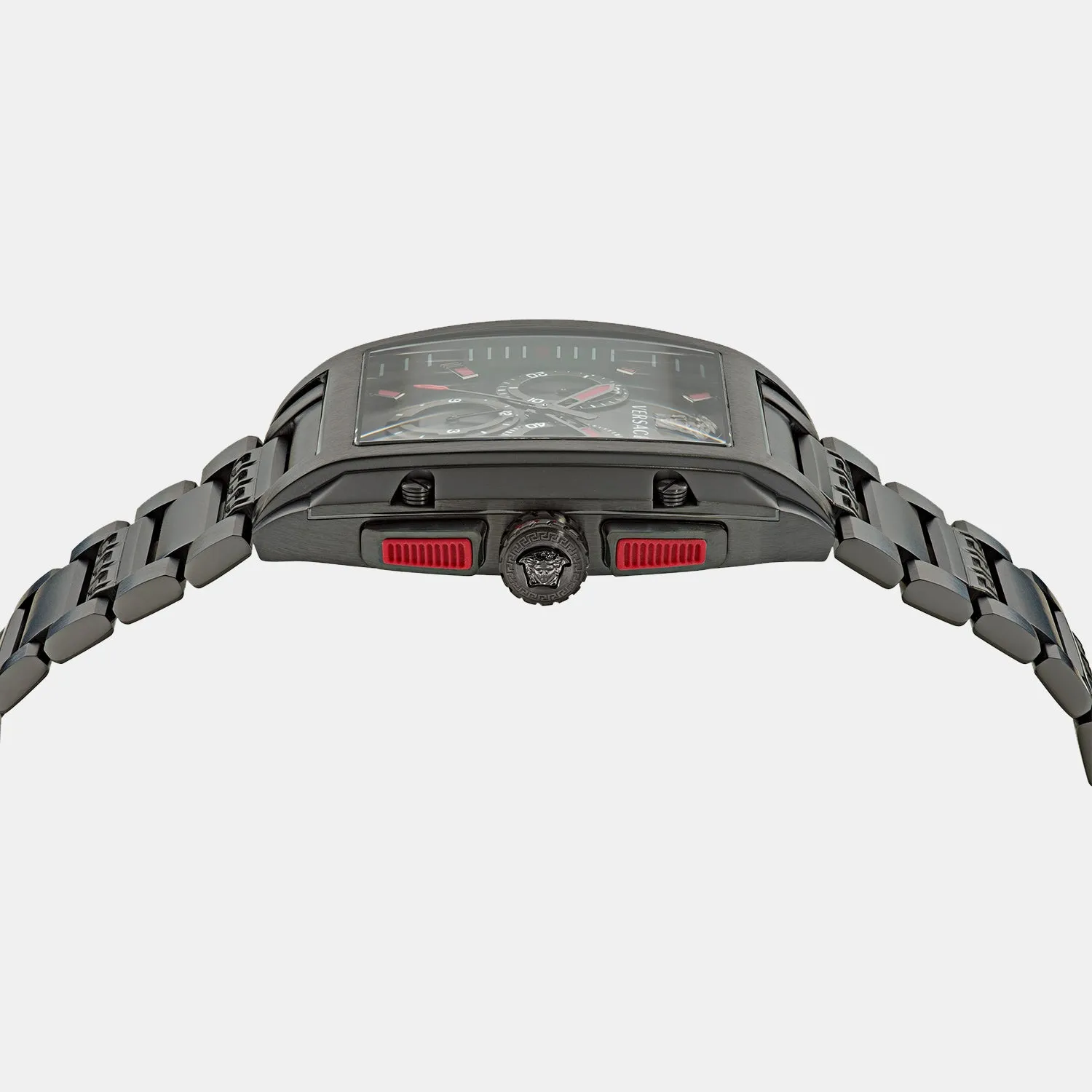 Men's Black Chronograph Stainless Steel Watch VE6H00623