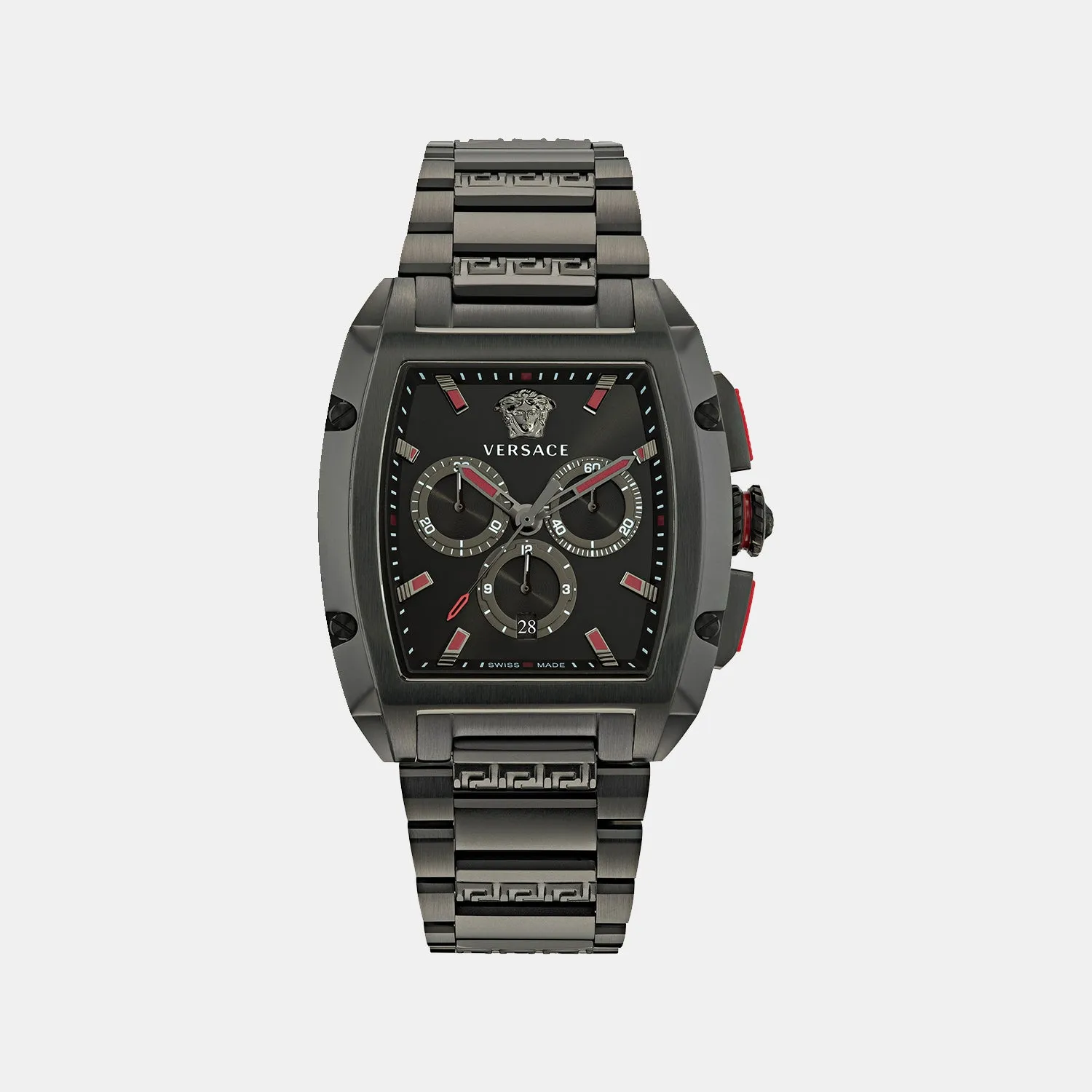 Men's Black Chronograph Stainless Steel Watch VE6H00623