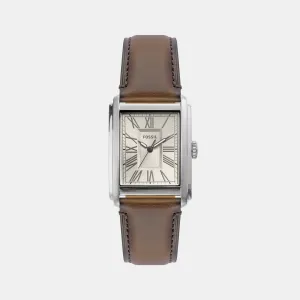 Men's Carraway Three-Hand Brown Leather Watch FS6012