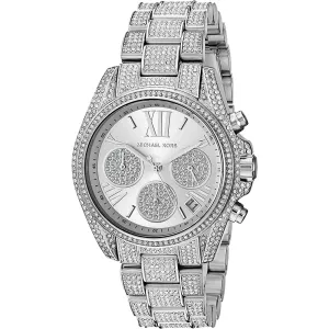 Michael Kors Mini Bradshaw All Silver Women's Watch MK6454