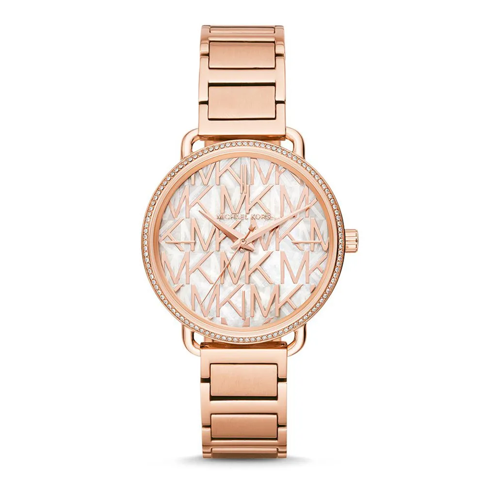 Michael Kors Portia Mother Of Pearl Women's Watch MK3887
