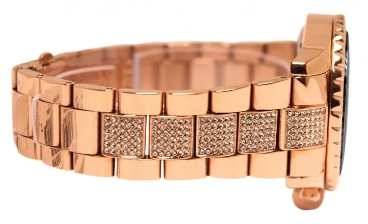 Michael Kors Rose Gold Everest Black Dial Chronograph Women's Watch MK5875