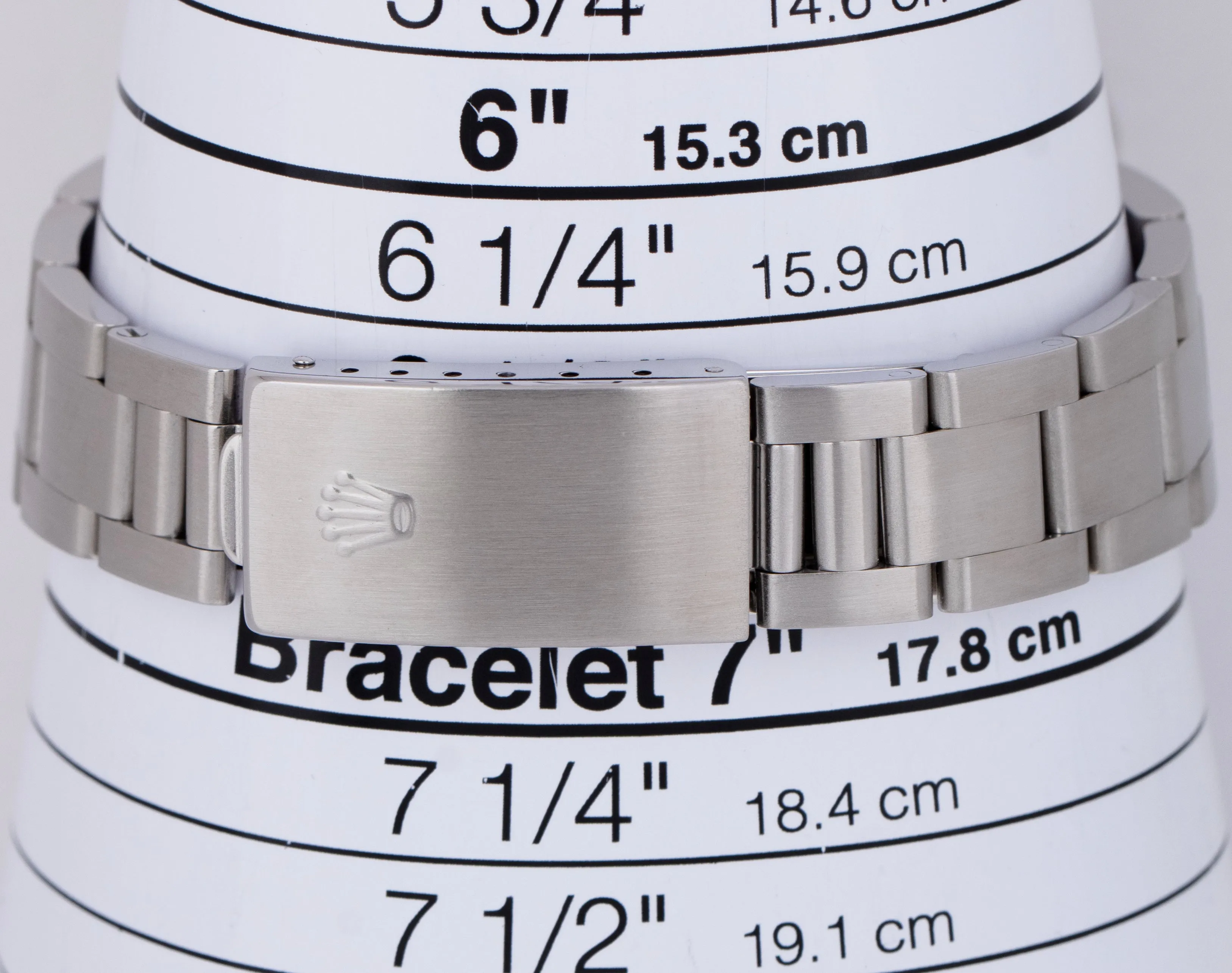 MINT Rolex Air-King Precision White Stainless Steel 34mm Automatic Watch 14000