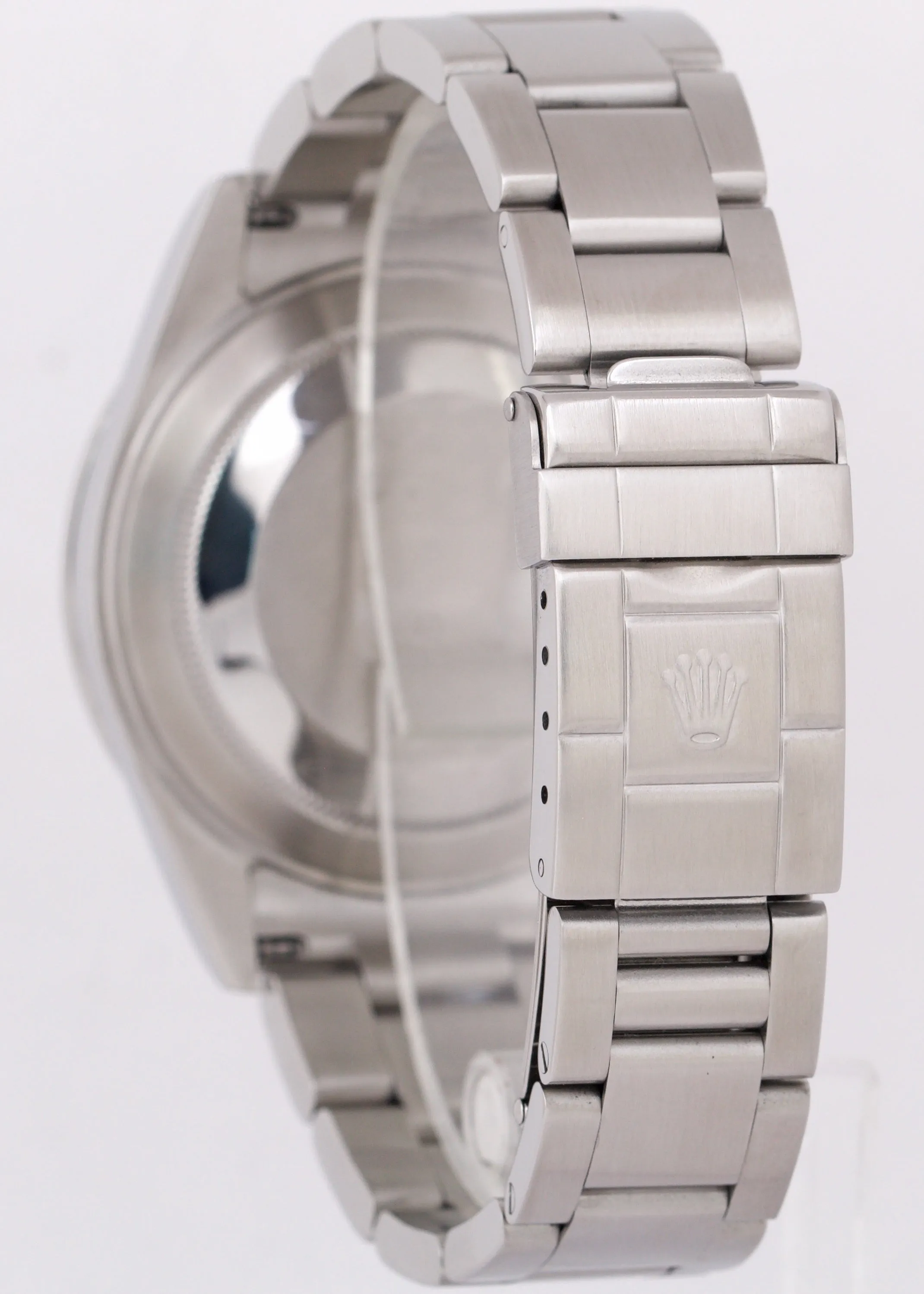MINT Rolex Explorer II White 40mm NO-HOLES Stainless Steel Oyster Watch 16570