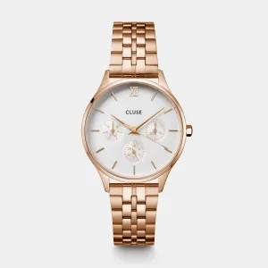 Minuit Multifunction Watch Steel, Rose Gold Colour