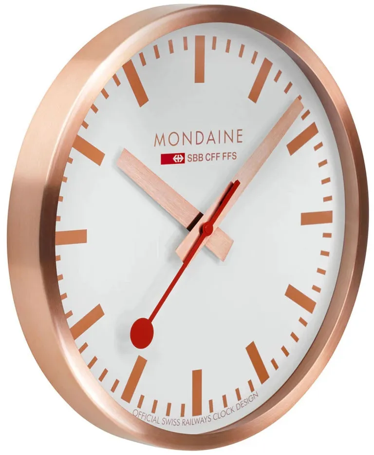 MOND Clock Wall Kitchen Copper