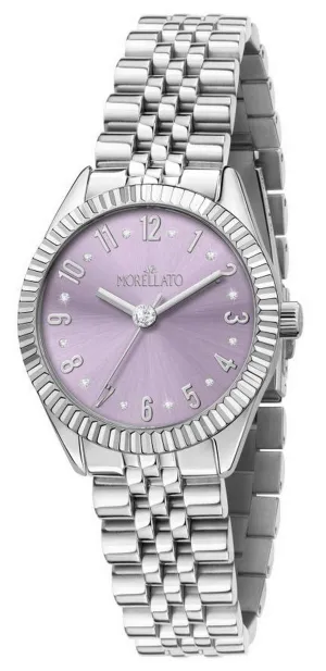 Morellato Magia Purple Dial Stainless Steel Quartz R0153165517 Womens Watch