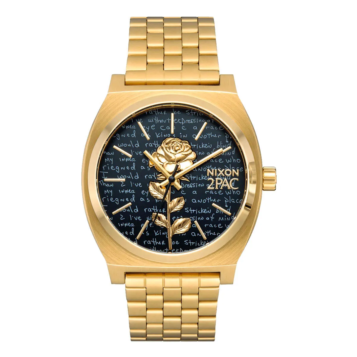 Nixon - 2PAC Time Teller Watch Gold/Black