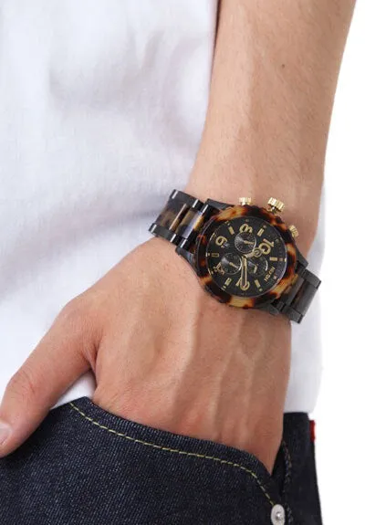 Nixon 42-20 Chronograph Tortoise Shell Acrylic Men's Watch Men's Watch A037-679