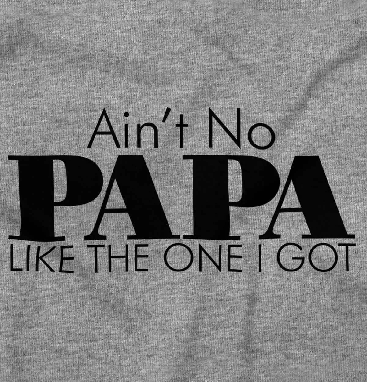 No Papa Like Me Raglan Romper Bodysuit