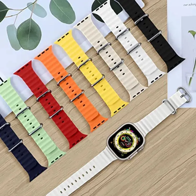OCEAN LOOP SILICON STRAPS FOR XIAOMI REDMI SMART WATCH 3 ACTIVE, S1, S1 PRO, WATCH 2 LITE, S1 ACTIVE, WATCH 3, MI WATCH