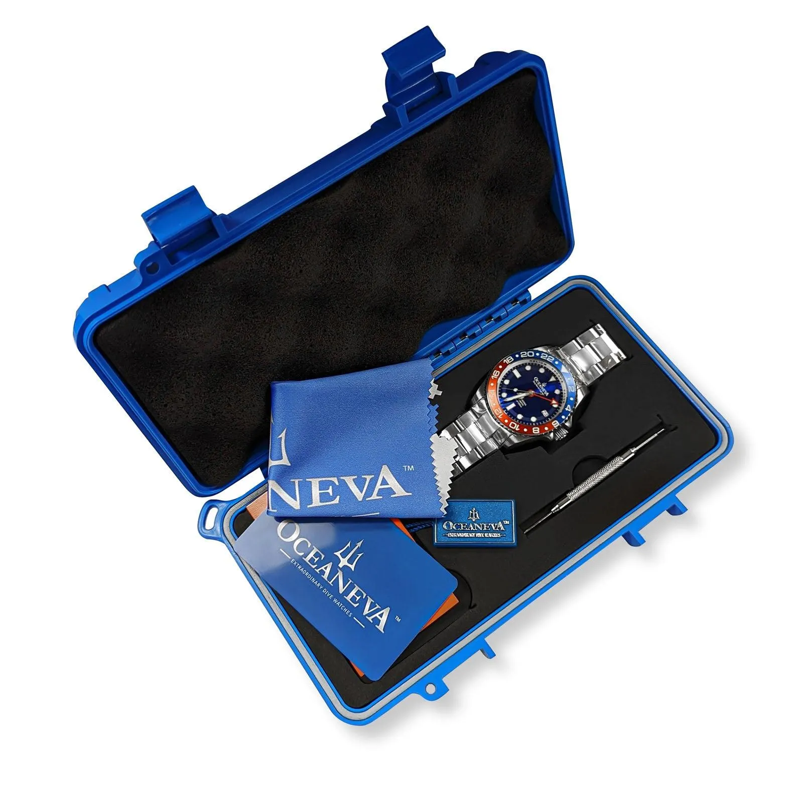 Oceaneva™ Deep Marine Explorer GMT Automatic 1250M Men's Watch
