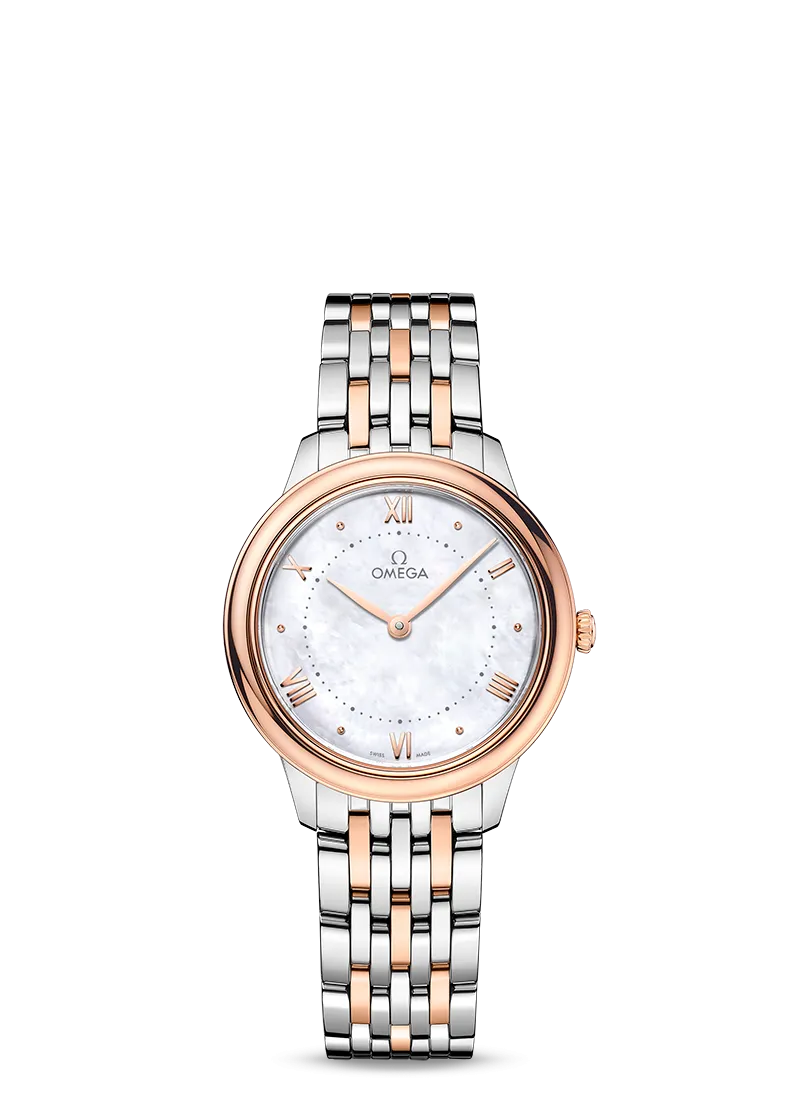 Omega De Ville Prestige Quartz 30mm Steel ‑ Sedna™ Gold on Steel ‑ Sedna™ Gold 434.20.30.60.05.001