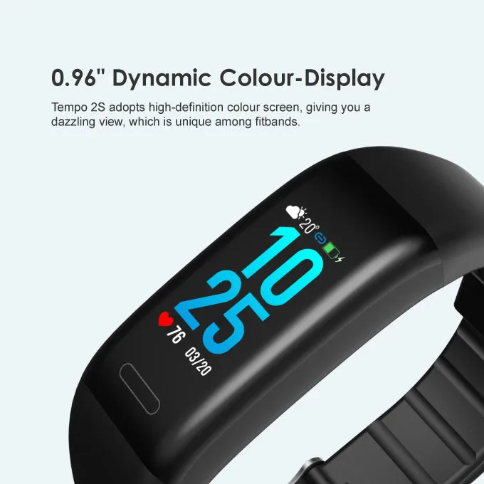 oraimo Tempo 2S 8 Training Modes Smart Fitband