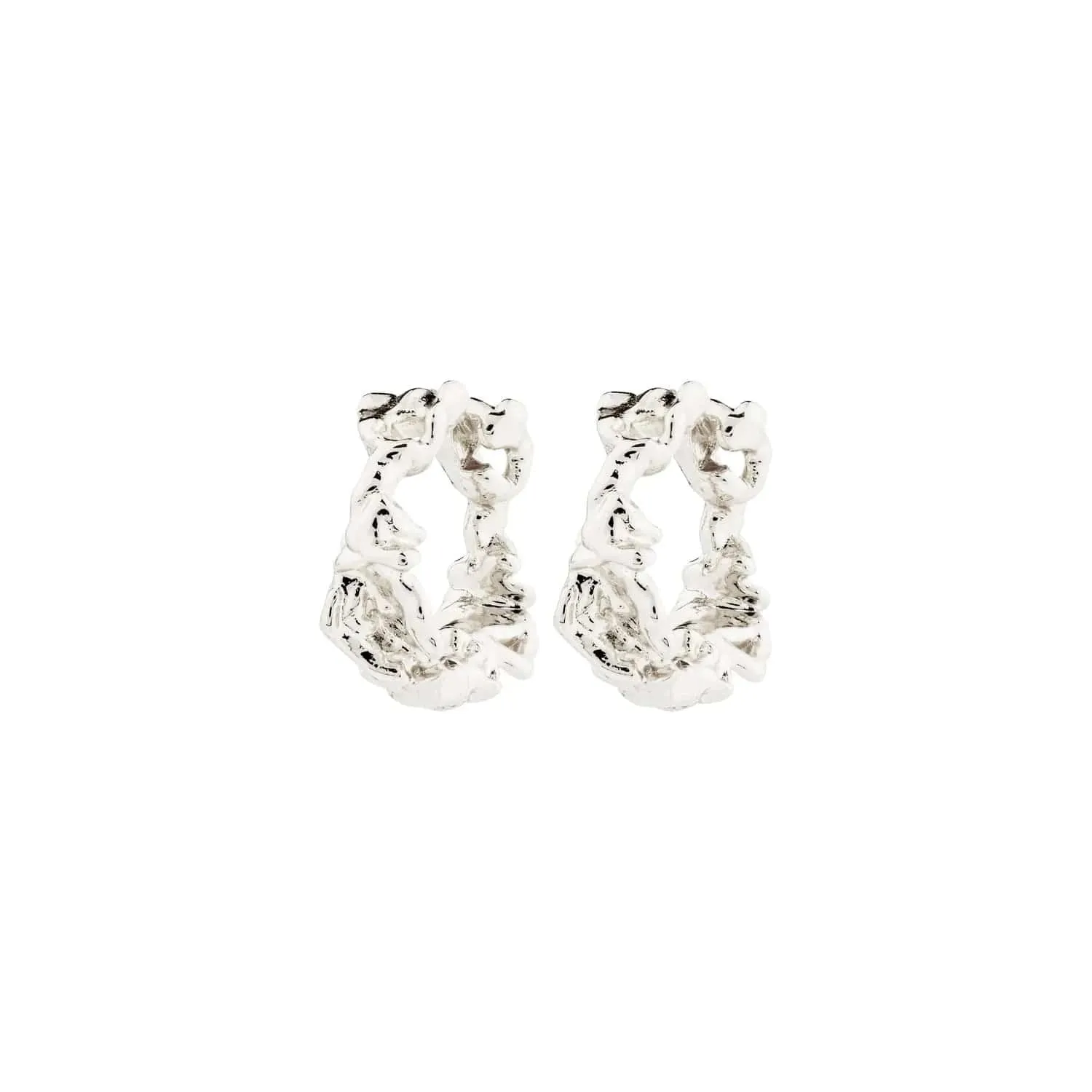 Pilgrim Jewelry Trust Recycled Crinkle Hoop - 122436003