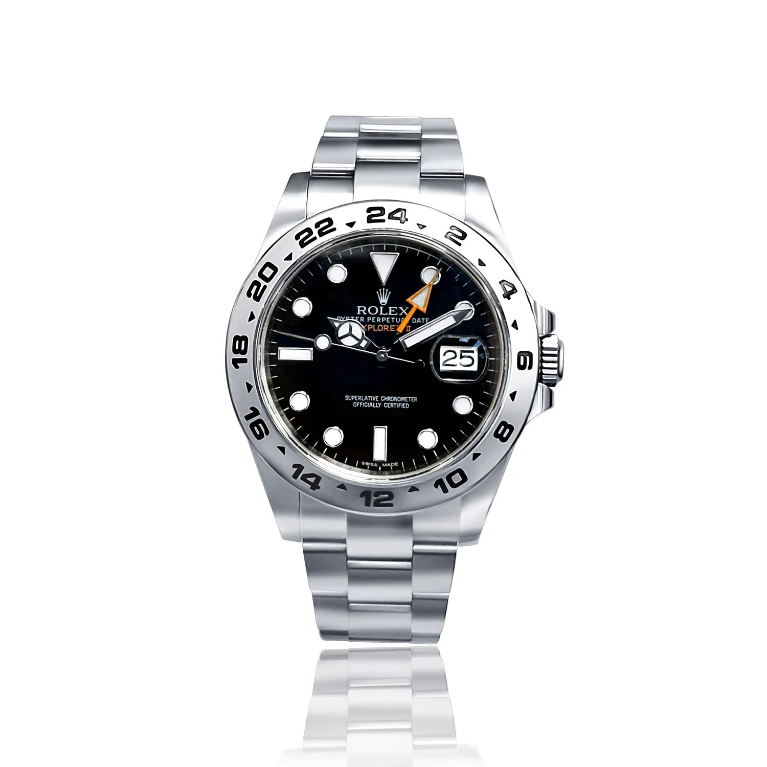 Pre-Owned Rolex Explorer Black Dial Stainless Steel