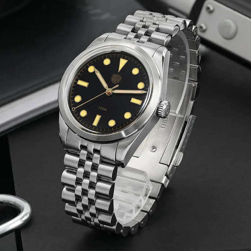 ★Pre-Owned★Watchdives Retro Sub 36mm VH31 Men Watch