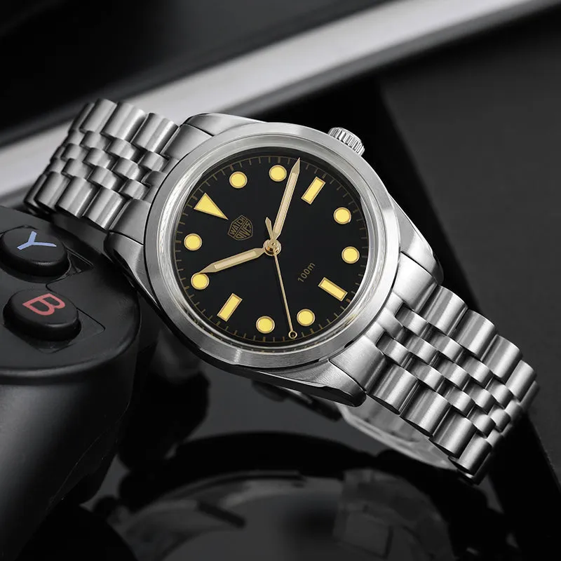 ★Pre-Owned★Watchdives Retro Sub 36mm VH31 Men Watch