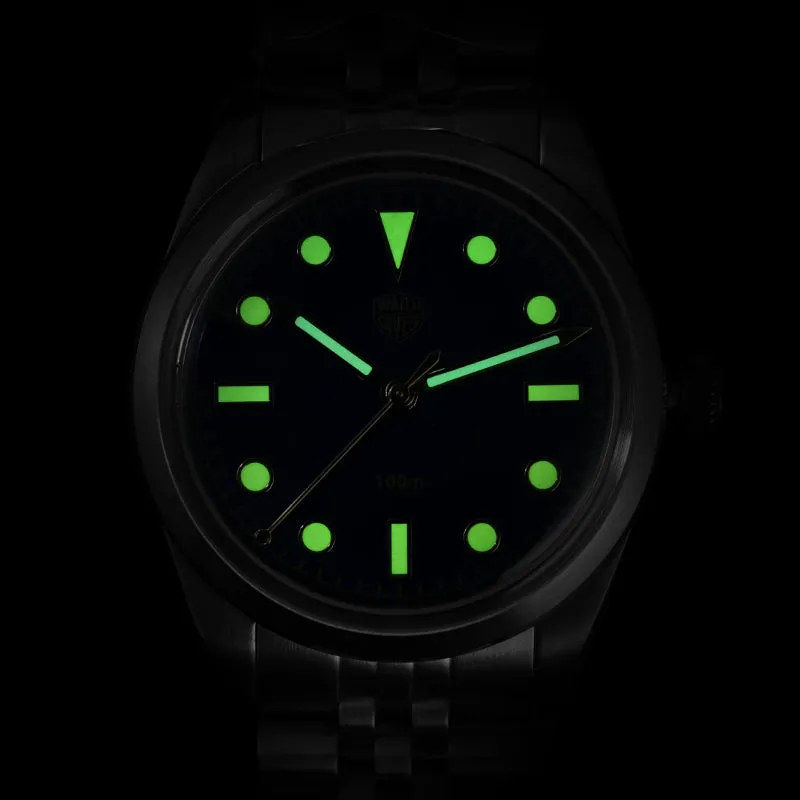 ★Pre-Owned★Watchdives Retro Sub 36mm VH31 Men Watch