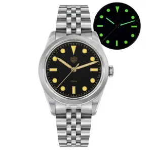 ★Pre-Owned★Watchdives Retro Sub 36mm VH31 Men Watch