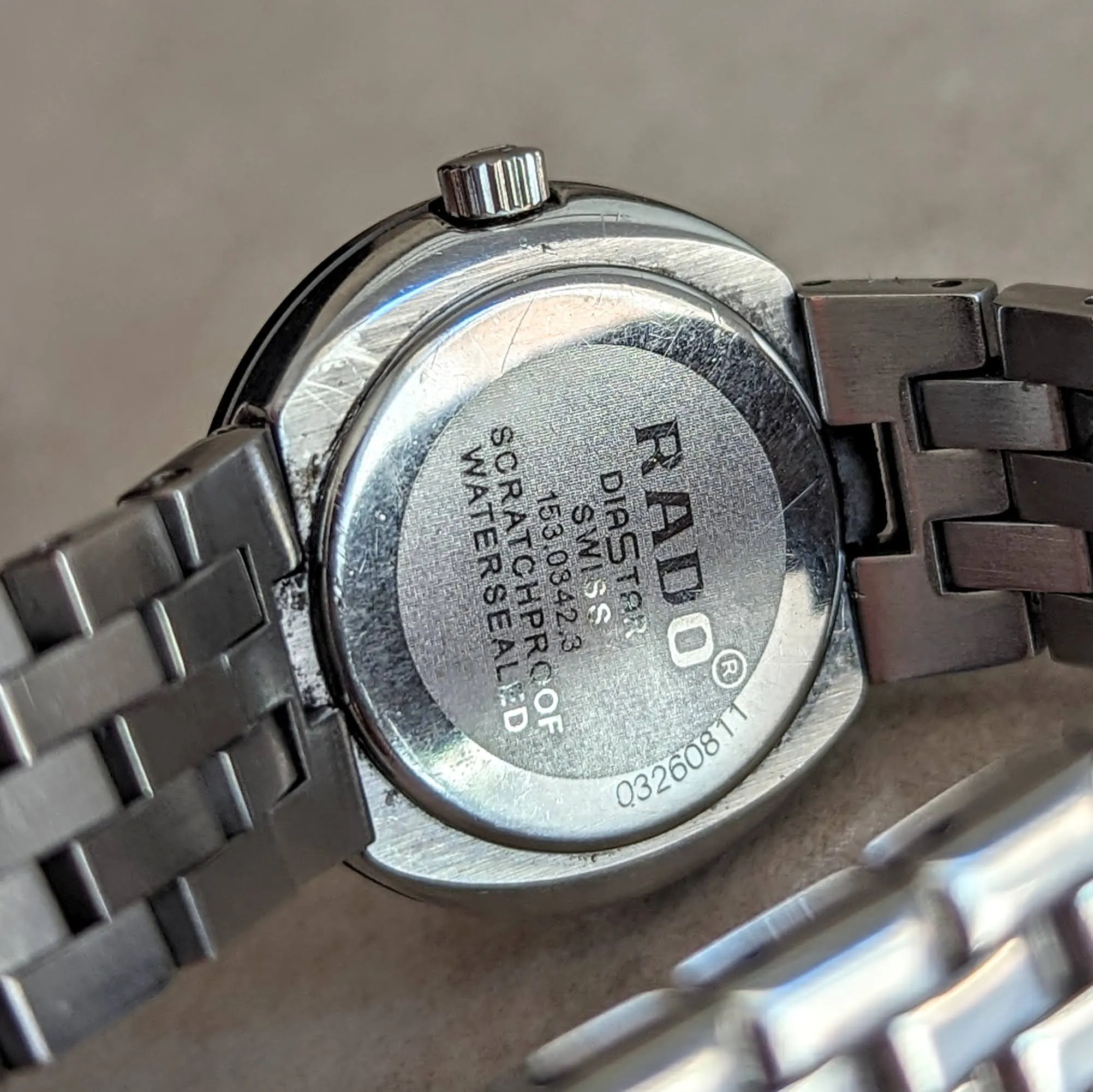 RADO Diastar Watch Ref. 153.0342.3 Swiss Made Women's Wristwatch Quartz