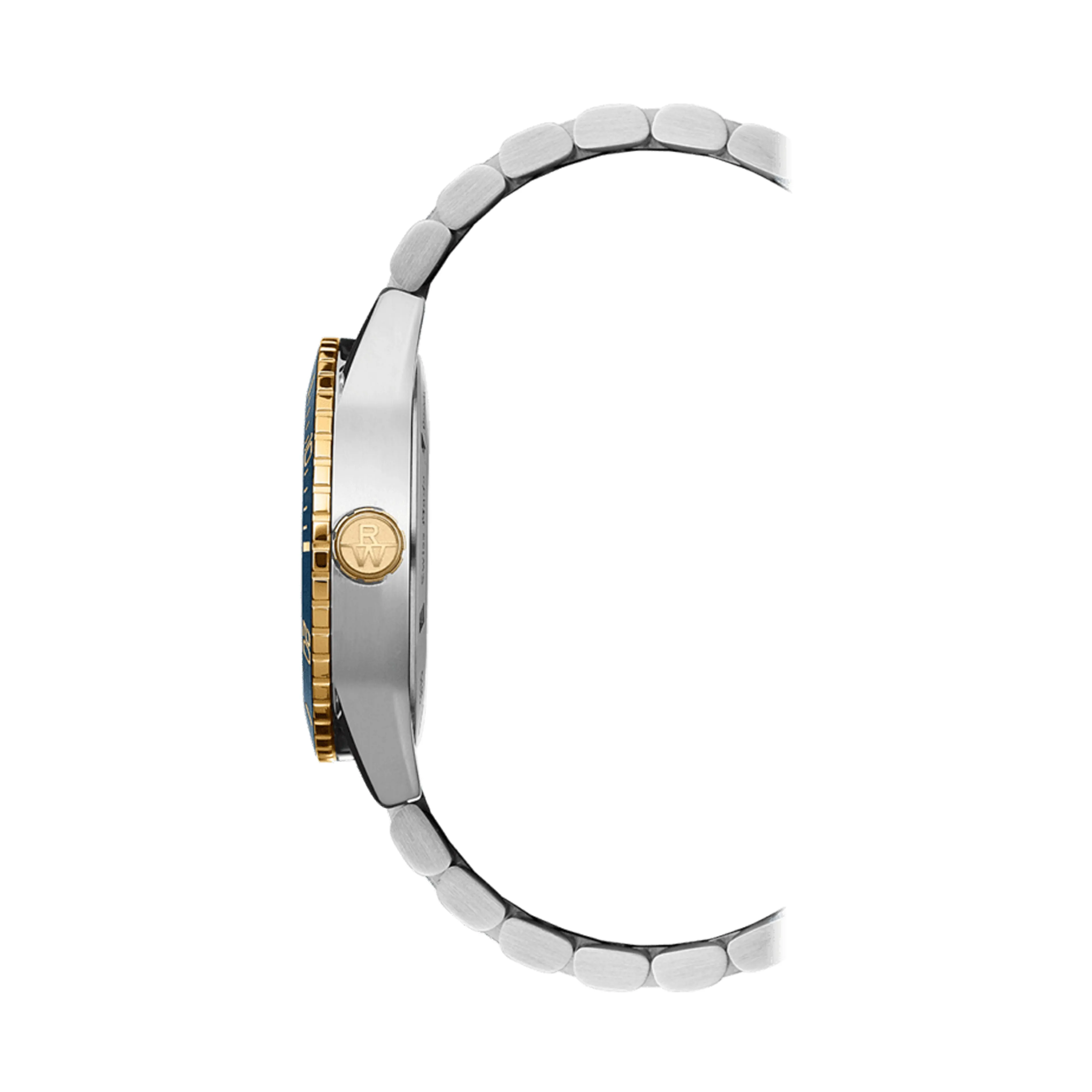 Raymond Weil - Freelancer Diver Men's Two-Tone Gradient Blue Dial Bracelet Watch 2775-SP3-50051
