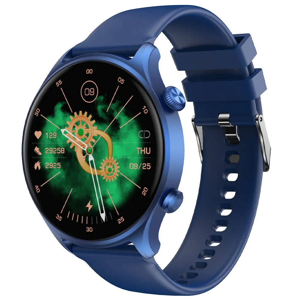 Riversong Motive 7C SW71 Smart Watch Navy Blue Case With Navy Blue Silicone Strap