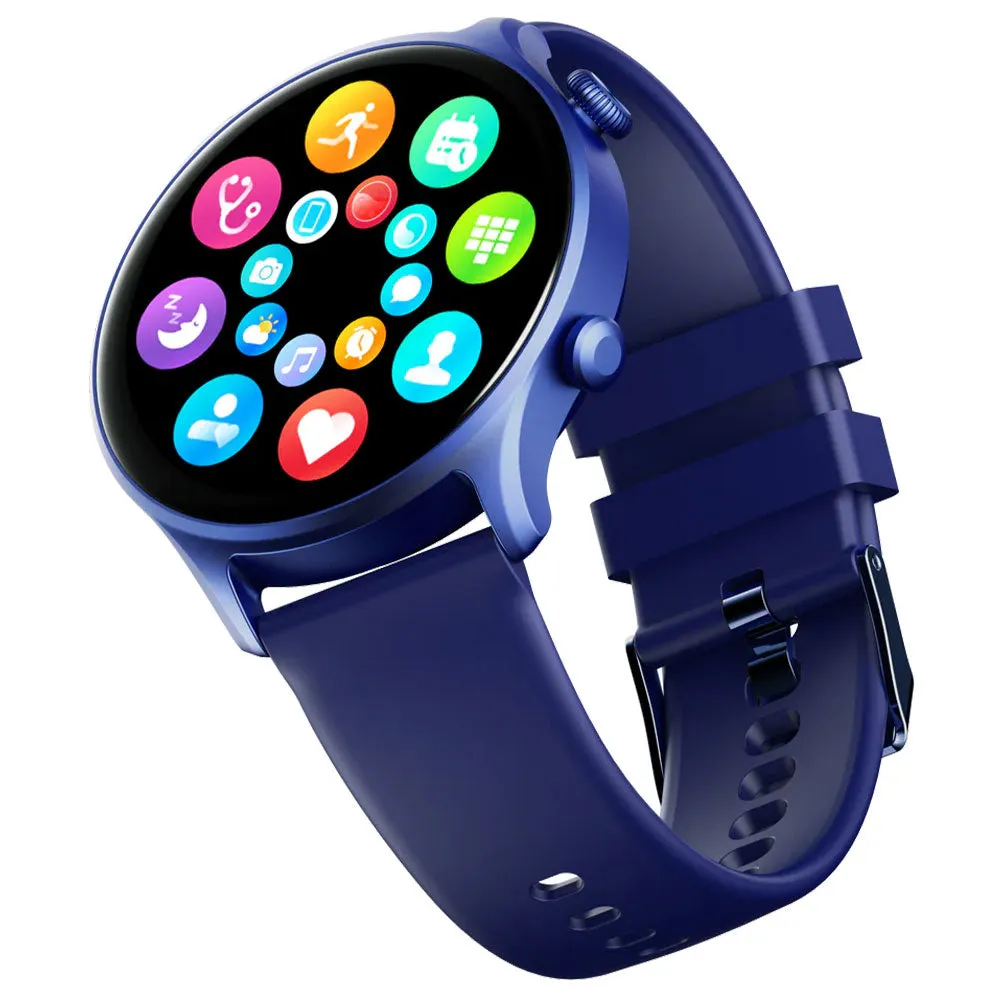Riversong Motive 7C SW71 Smart Watch Navy Blue Case With Navy Blue Silicone Strap
