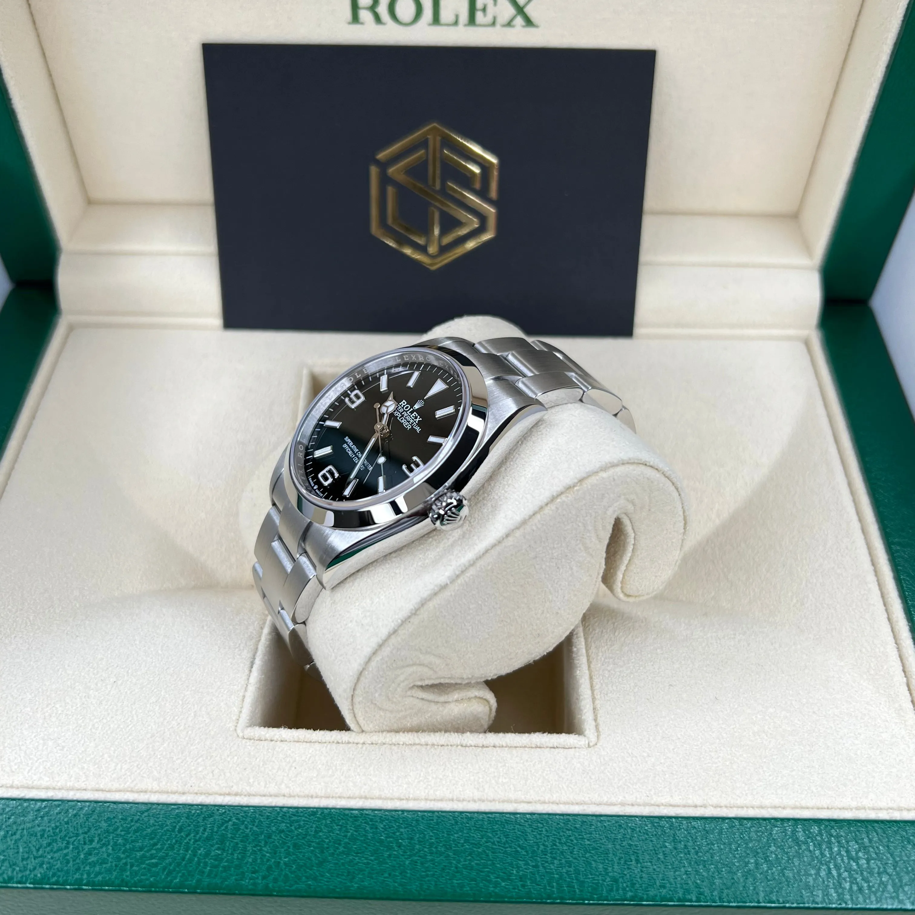 Rolex 124270 Explorer I 36mm Black Dial 2021 Full Set Watch