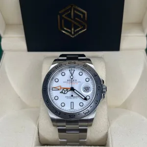 Rolex 216570 Explorer II Polar Dial 2016 Full Set Watch