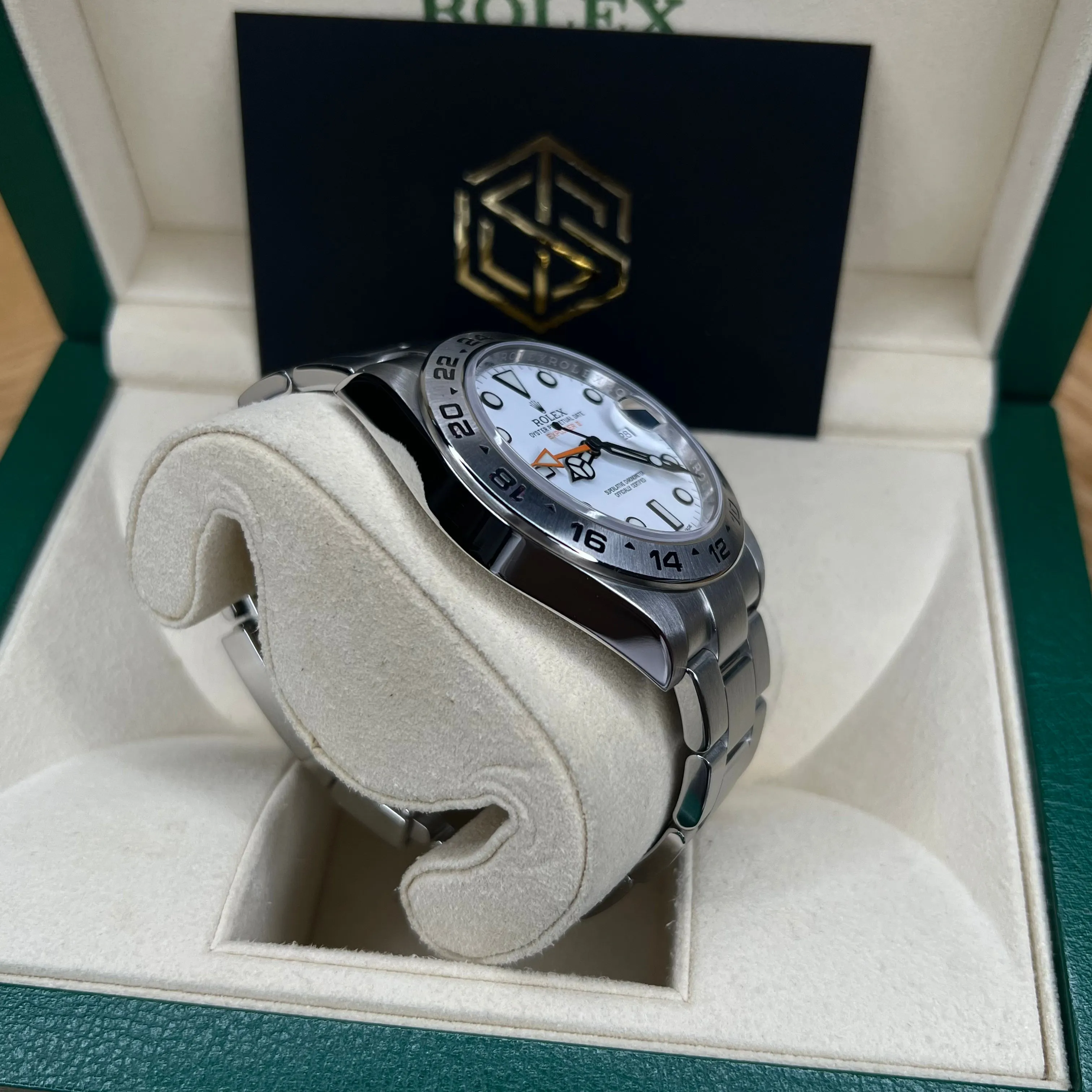 Rolex 216570 Explorer II Polar Dial 2016 Full Set Watch