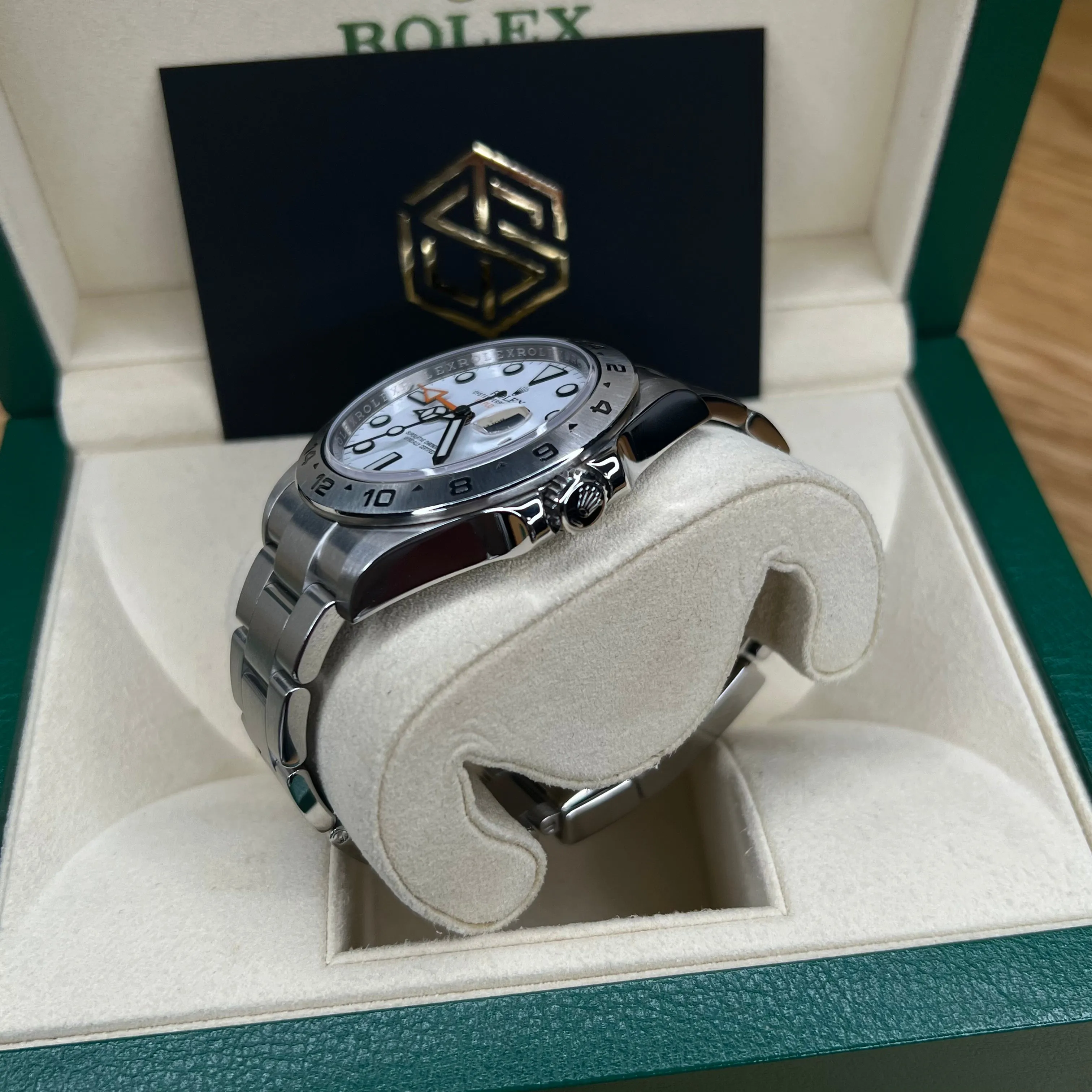 Rolex 216570 Explorer II Polar Dial 2016 Full Set Watch
